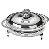 Queen Anne Oval Glass Casserole