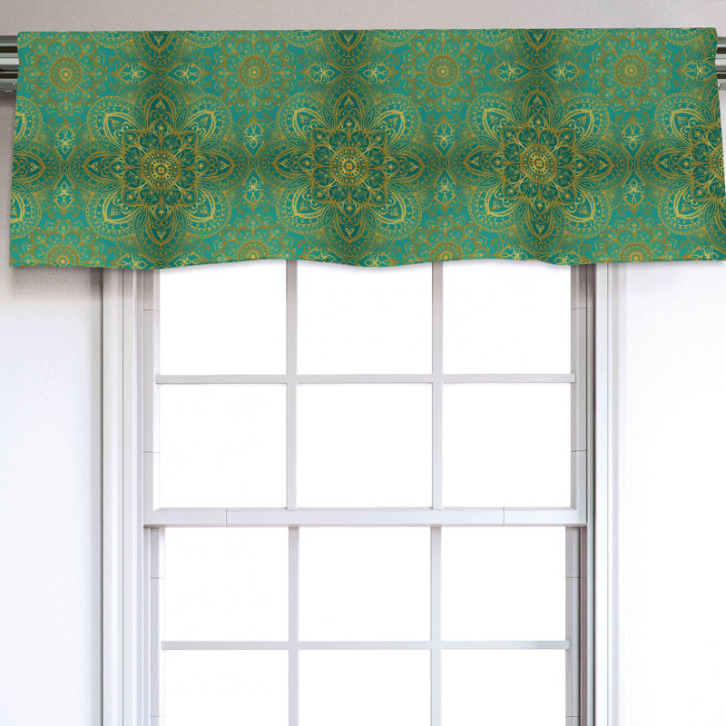 Sateen Ruffled Window Valance