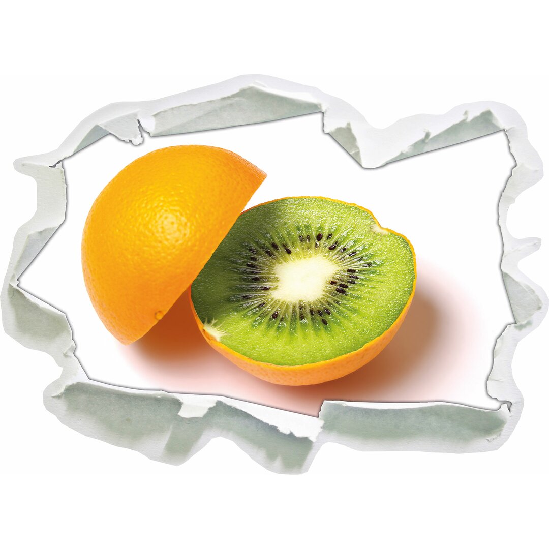 Wandtattoo Orangen Kiwi Fruit Früchte Obst