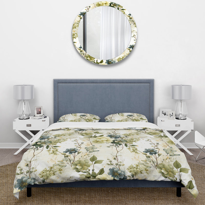 Ensemble de housse de couette Oryon, Housse de couette simple + 1 taie décorative stan