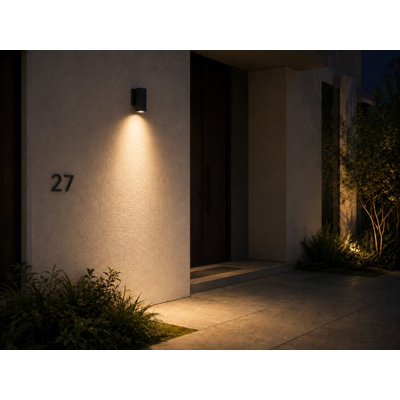 Arena 70 Wall Sconce, 10W, Black Finish