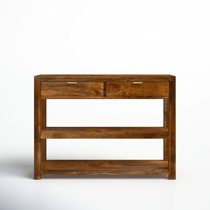 Modern Rustic Console Table - Soft Brown