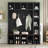 Hall Tree with 6 Hooks,Storage Bench with Adjustable Shelves, 4-in-1 Entryway Shoe Cabinet with 13 Cubbies-1718324968