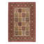 Barryan Hand Knotted Area Rug in Red