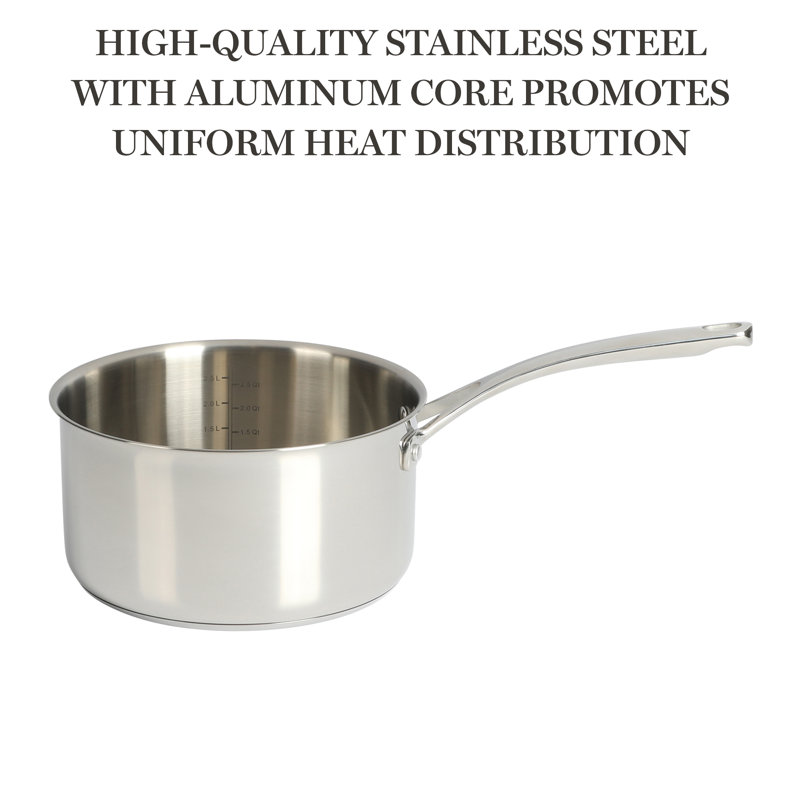 Casserole en acier inoxydable de 3,5 pte Martha Stewart
