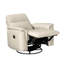 Fauteuil inclinable en cuir 1 pièce Taupe-1617444152