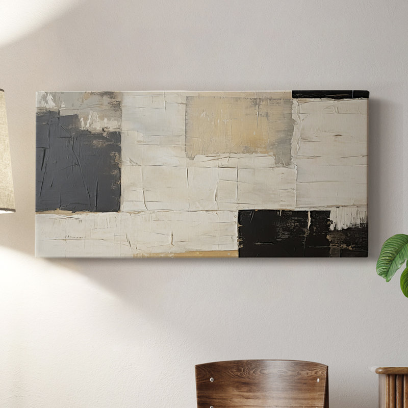Abstract Series 4 #VII-Gallery Wrapped Canvas, 16" H x 32" W
