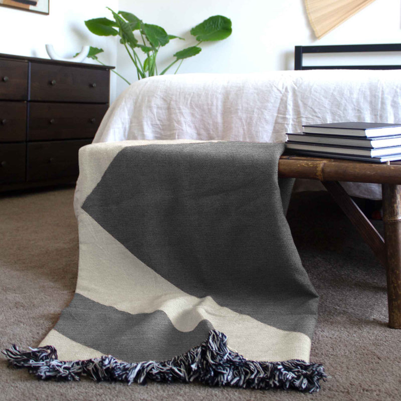 Grand Signet Throw, Charcoal