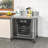 Prep Tables For Commercial Kitchen Steel Countertop With 2 Adjustable Tier Overshelves-111031357