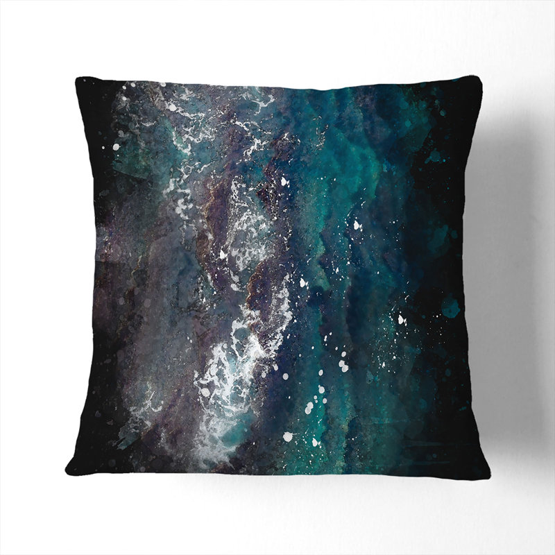 Square Throw Cushion, 40cm H x 40cm W x 15cm D