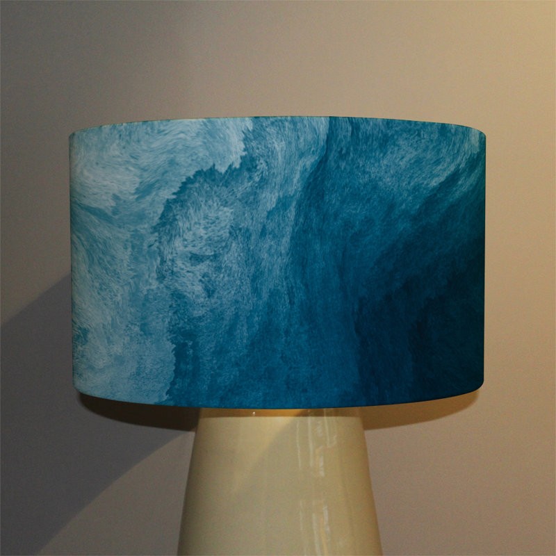 25cm H Canvas Drum Pendant Shade ( Clip On )