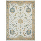 Sundara Botanique Warm Stone Multi Wool Hand-Tufted Area Rug