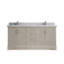 72 po X P 22 po Meuble-lavabo à double cuve D Alys Quartz gris perle