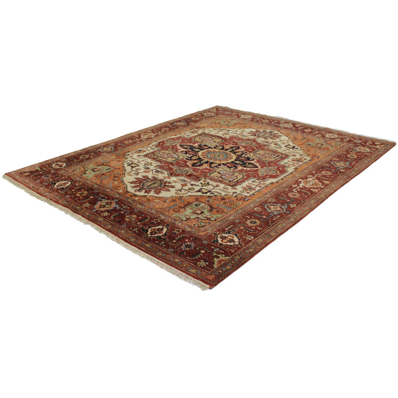 Oriental Area Rug in Beige