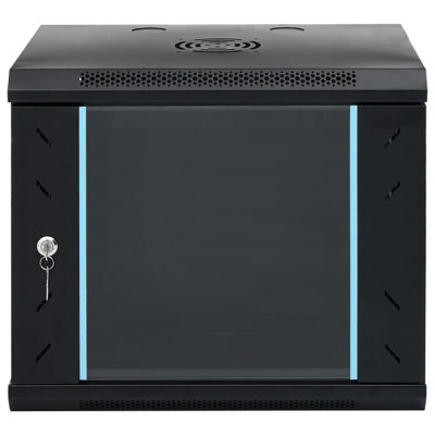 Lanasha Inbox Zero Floor Stand Mount Network Cabinet