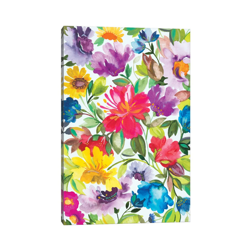 Hibiscus 1 Piece Wrapped Canvas Wall Art, 45.72cm H x 30.48cm W x 1.90cm D