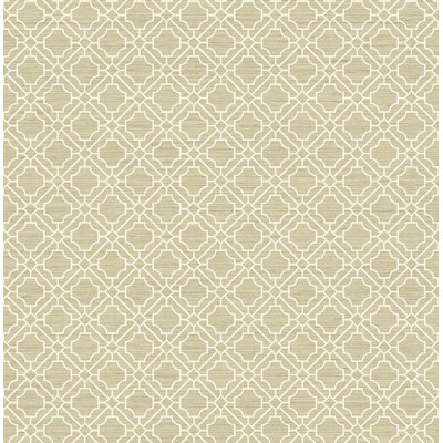 Rouleau de papier peint l 33 pi x l 20,5 po bambou treillis Rosann