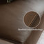 Canapé modulaire brun en cuir véritable-122909010