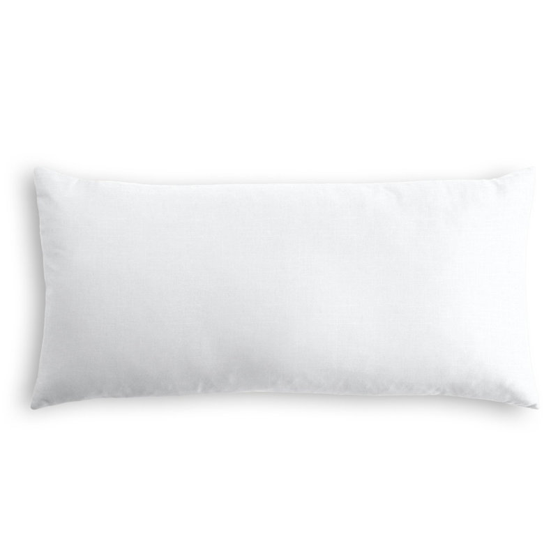 Rectangular Pillow Cover & Insert, Bright White, 14" x 48"