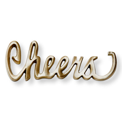 Ouvre-bouteille en laiton Cheers