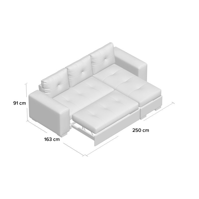 Carreras 3 Seater Sofa Bed