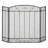 Averett 3 Panel Steel Fireplace Screen