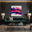"Gradient Abstract", art mural sur toile beige 28-46525817