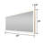 Edlun Bathroom Framed LED Mirror Anti-Fog With Dimmable Light Touch Sensor And Memory Function-1130875770-1130875761