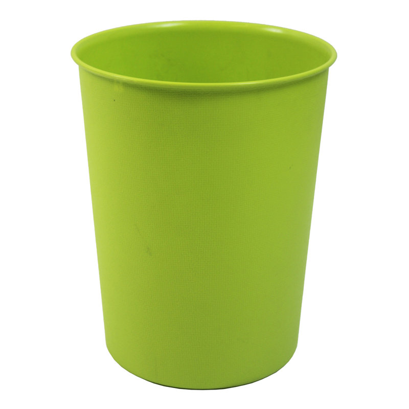 Plastic Open Waste Bin - 26.5L, Green