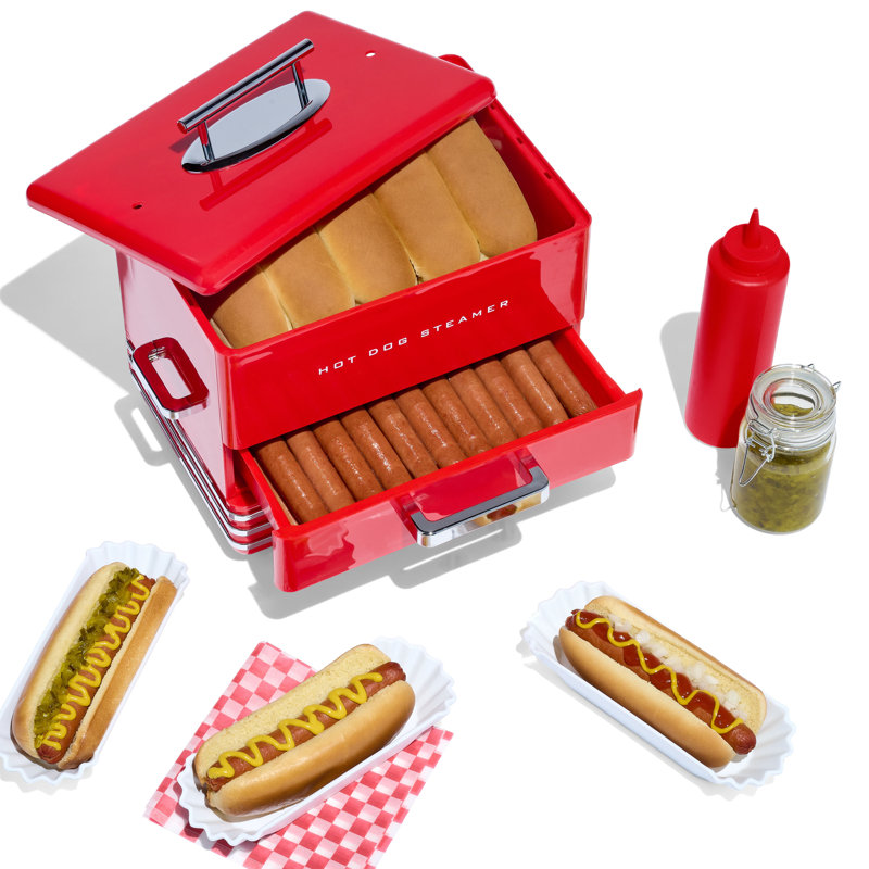 Cuiseur à vapeur 20 hot dogs Nostalgia