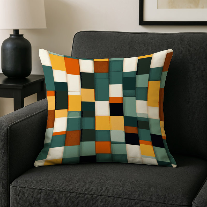 Earth Bound Textures Indoor And Outdoor Throw Pillow, Square 18"