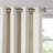 Solid Piece Dyed Grommet Top Curtain Panel-358317772