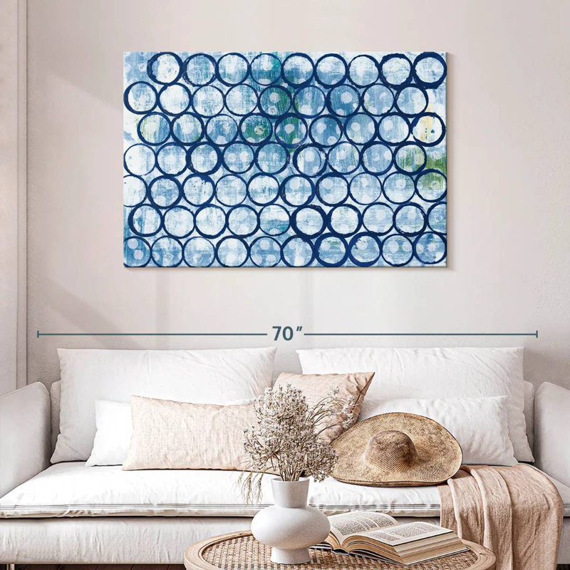 Avery Blue Eclipse I, 30" H x 45" W