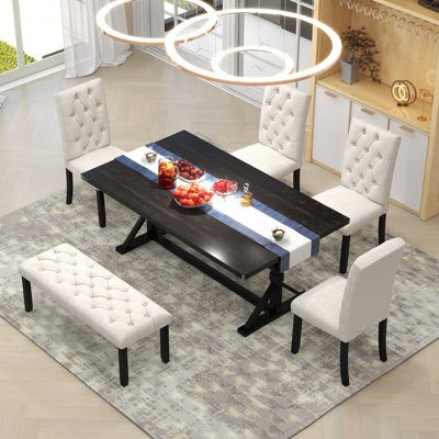 Invaldi 6 - Person Dining Set by Winston Porter