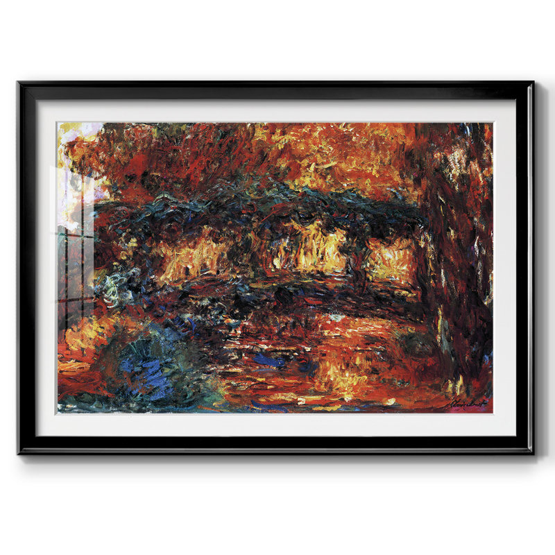 Le pont japonais # 2, Noir, H 27 po x l 39 po x P 1,5 po