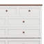 Armoire-lit escamotable en pin massif Tillio avec station de charge, grand tiroir de rangement, cadre de lit à construire-483033859