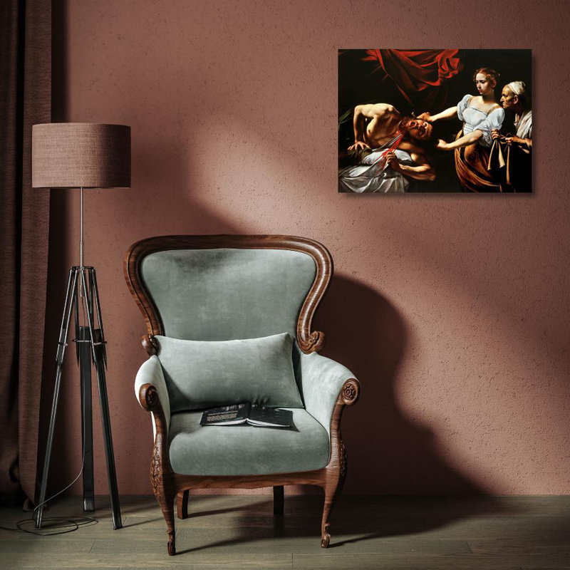 Judith Beheading Holofernes, 13" H x 18" W