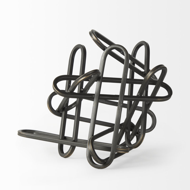 Objet de décoration Mcniel, 7.68" H x 8.27" W x 10.43" D, Black