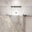 72"H Left And Right Opening Universal Shower Door, Open Outside, With 1/4" And 5/16" Tempered Glass-118574726