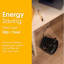 Abode 856 BTU Electric Compact Space Heater with Adjustable Thermostat