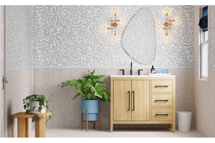How to Create an Organic Modern Bathroom | Wayfair