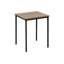 Ensemble de table basse et de table de bout contemporain 3 pièces avec plateau en stratifié durable et structure en métal élégant-828090031