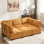 Canapé modulaire en U modulaire avec méridienne réversible Canapé modulaire, canapé convertible 6 places, jaune moutarde-464796347
