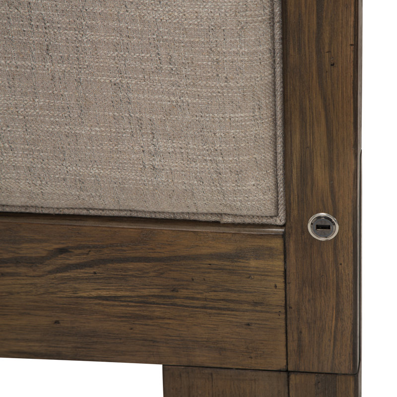 Del Mar Sound Upholstered Bed, Queen