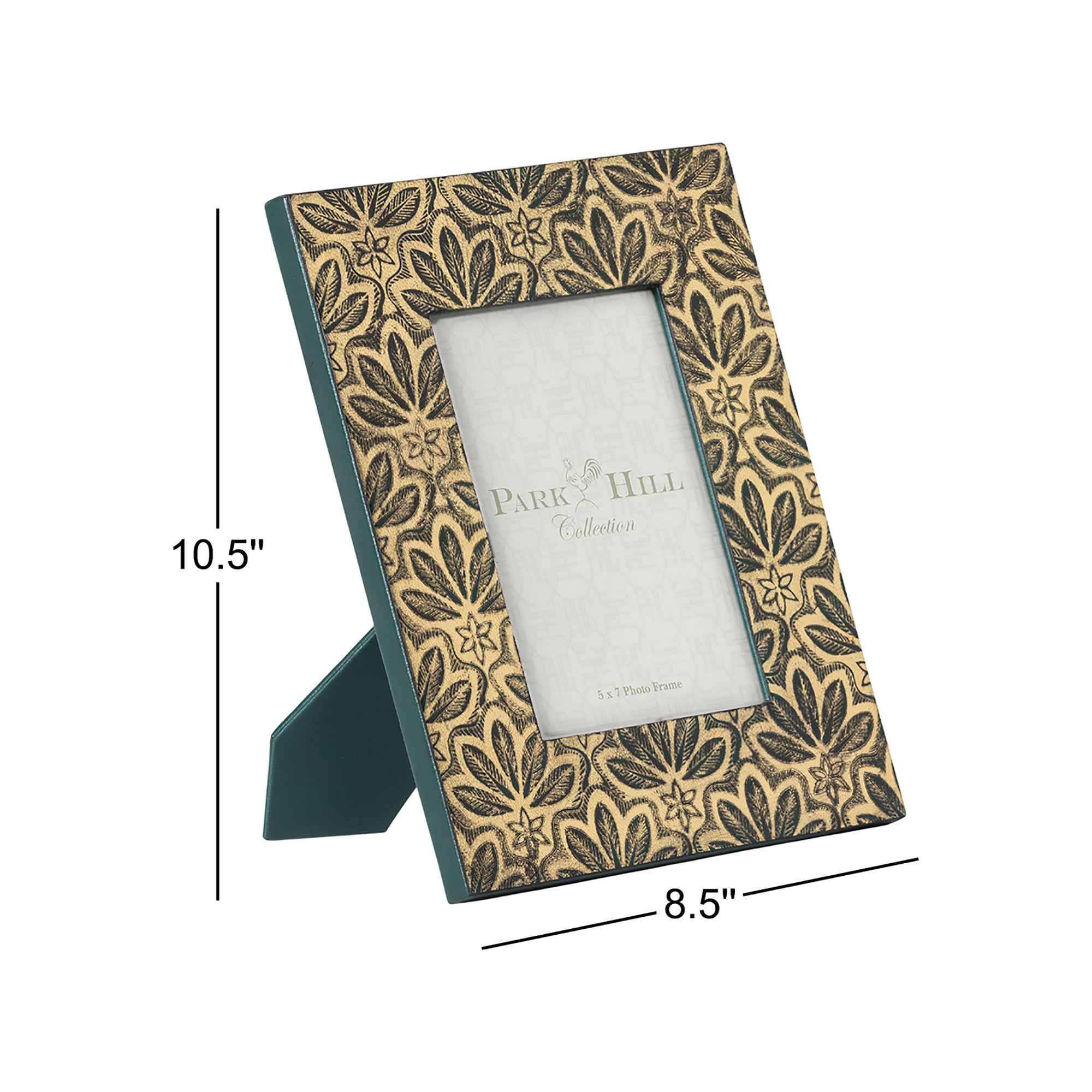 Lila Leather Embossed Picture Frame
