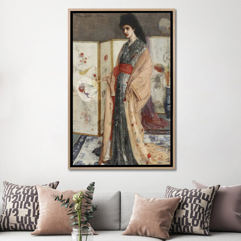 Print, 152.4 cm H x 101.6 cm W x 4.445 cm D, Natural Wood
