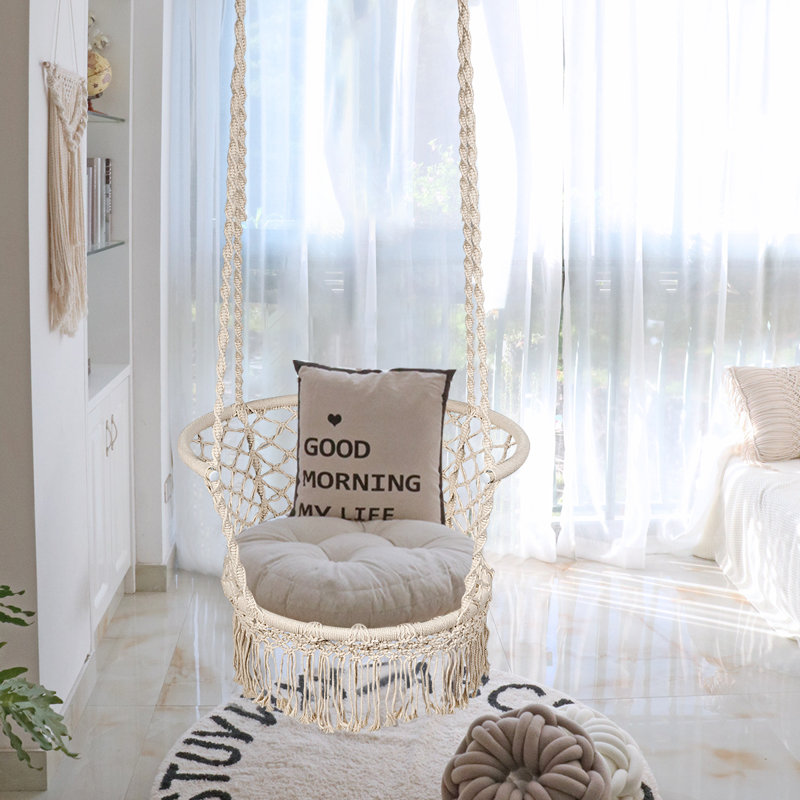 Earleen Hanging Chair, White