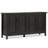 Amherst 66"W Solid Wood 4-Shelf Storage Cabinet with 4 Doors and Adjustable Shelves