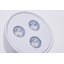 Lampe de secours à distance, homologuée à Chicago, boîtier blanc, double tête, 6 Vcc, 3,0 W