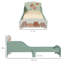 Manitoga Toddler Bed Frame for Kids Ages 3-6 Years 77 x 143 x 60cm Green